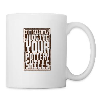 Pottery Pottery Pottery Hafner pottery Gift - Mug - white - Right