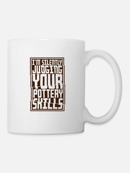 Töpfer Töpferei Töpfern Hafner töpferin Geschenk - Kop/krus - hvid