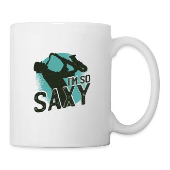 Saxophone Saxophone Musiciens - Mug blanc - blanc - Droite
