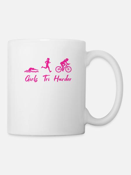 Filles Tri - Mug blanc - blanc
