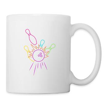 Amateurs de quilles - Mug blanc - blanc - Droite
