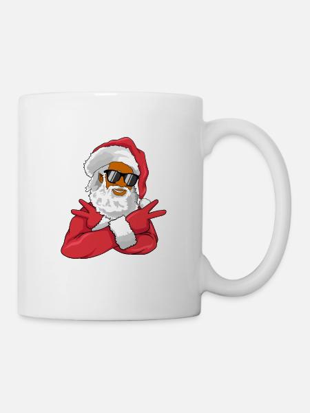 African-American Santa Claus - Mug - white