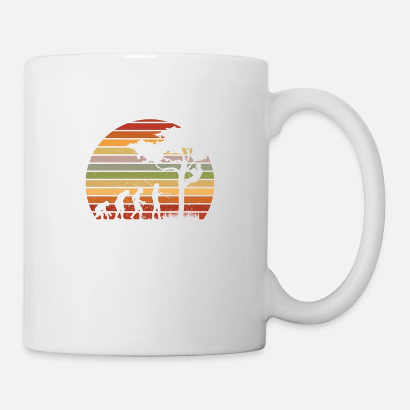 Entwicklung der Baumpfleger - Tasse - Weiß
