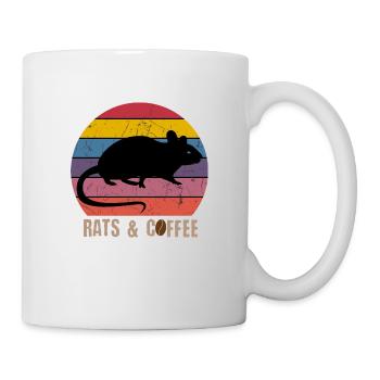 Rats & Café - Mug blanc - blanc - Droite