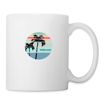 Cooler Hermosa Beach California Palm Tree Urlaub - Tasse - Weiß - Rechts