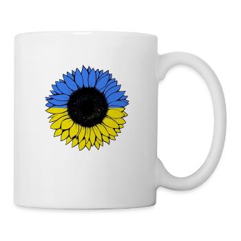 Sunflower Ukraine Sonnenblume - Tasse - Weiß - Rechts