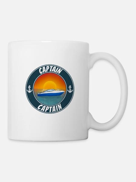 Boot Kapitän - Tasse - Weiß