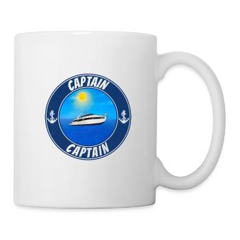 Captain Boat - Mug - white - Right