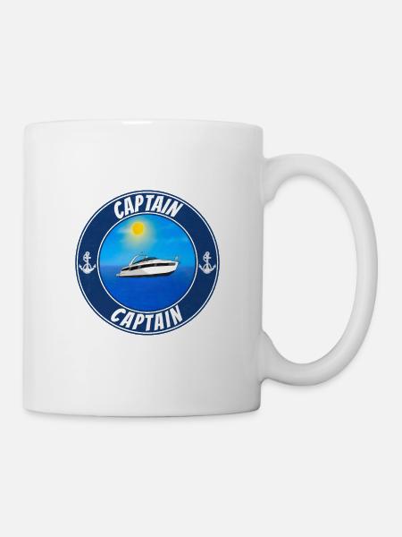 Kapitän Boot - Tasse - Weiß