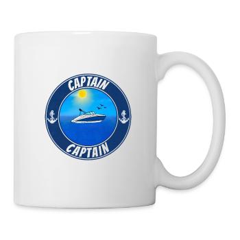 Captain Boat - Mug - white - Right