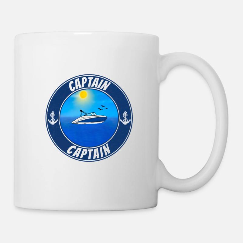 Capitaine Bateau - Mug blanc - blanc