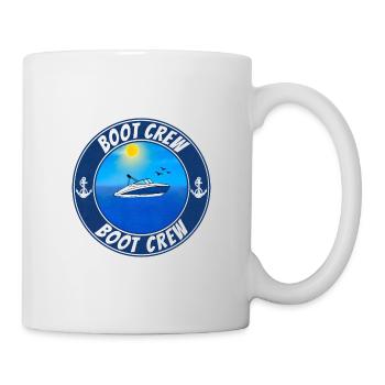 Gruppen Boot Outfit die Motorboot Mannschaft - Tasse - Weiß - Rechts