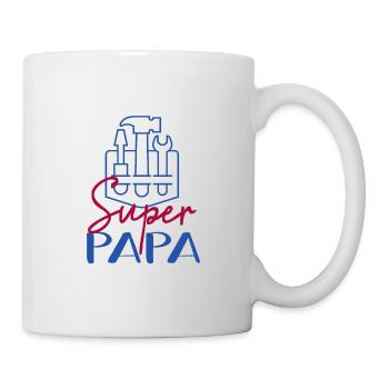 Super Papy Bricoleur - Mug blanc - blanc - Droite