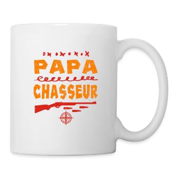 Papa Chasseur - Mug blanc - blanc - Droite