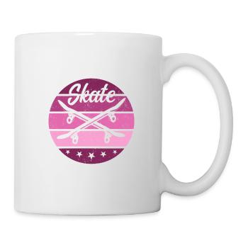 Skateboard - Tasse - Weiß - Rechts