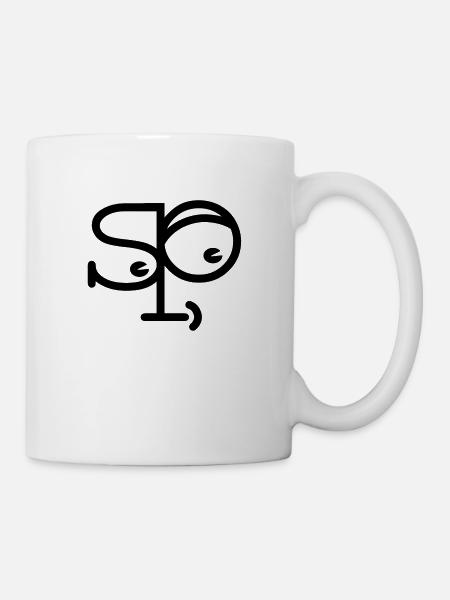 PISCHKI - Tasse - Weiß