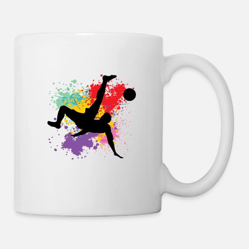 Fußball - Tasse - Weiß