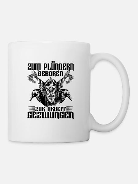 Wikinger Nordische Mythologie - Tasse - Weiß