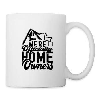 Achat d’une maison pour les propriétaires - Mug blanc - blanc - Droite