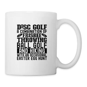 Disc Golf Disc Golfer - Mug - white - Right