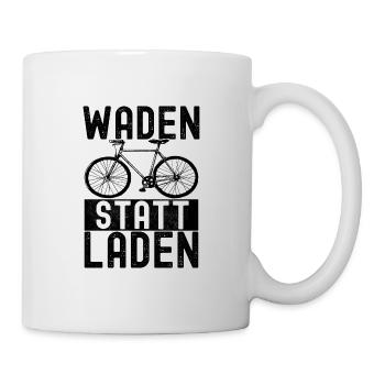 Fahrrad Fahrradfahrer - Tasse - Weiß - Rechts