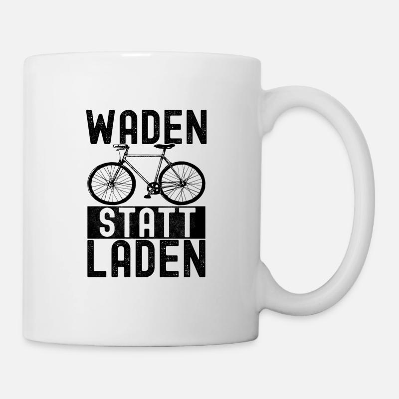 Fahrrad Fahrradfahrer - Tasse - Weiß