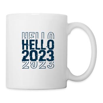 hello 2023 - Mug blanc - blanc - Droite
