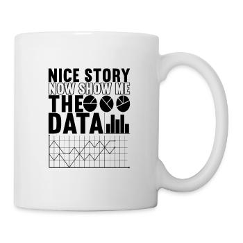 Analyste de données Data Scientist - Mug blanc - blanc - Droite