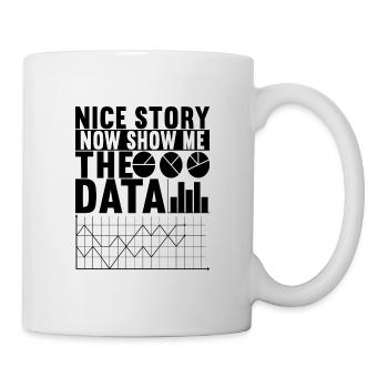 Analyste de données Data Scientist - Mug blanc - blanc - Droite