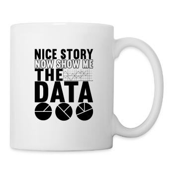 Analyste de données Data Scientist - Mug blanc - blanc - Droite