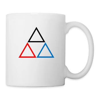 Dreiecke Ostfriesland - Tasse - Weiß - Rechts