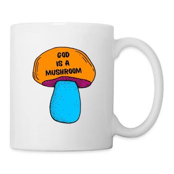 God is a mushroom - Mug blanc - blanc - Droite