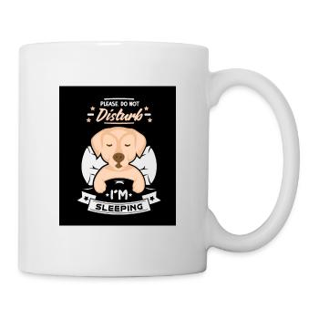 Official Do Nor Disturb Sleeping Shirt - Mug - white - Right
