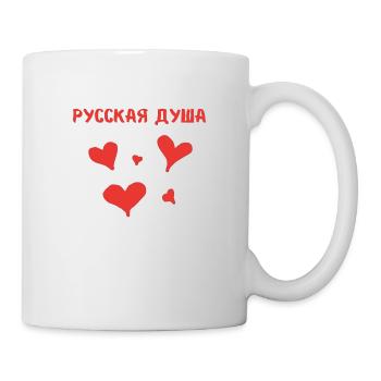 Russische Seele - Tasse - Weiß - Rechts