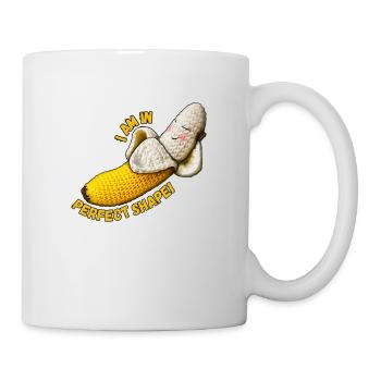 Banana - I am in perfect shape! - Tasse - Weiß - Rechts