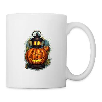 Halloween Pumpkin Lantern - Mug - white - Right
