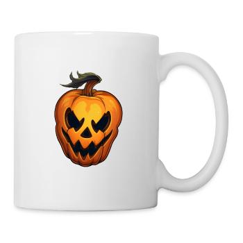 Evil Halloween Pumpkin - Mug - white - Right