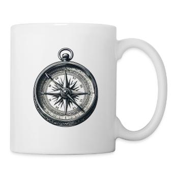 Vintage Compass: Northward with Style - Mug - white - Right