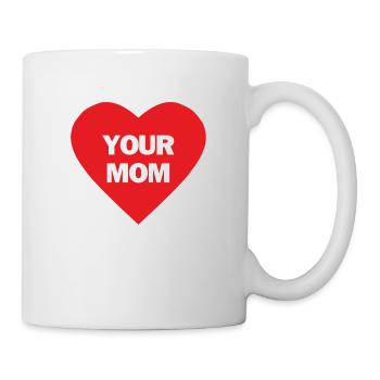 Heartfelt greetings to Mom - Mug - white - Right