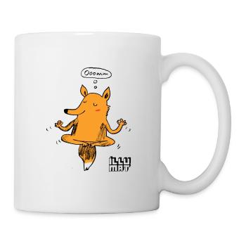 Om Oooommm Fuchs neue Wahrnehmung - Tasse - Weiß - Rechts