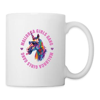 Majorque Girls Gang Team Licorne - Mug blanc - blanc - Droite