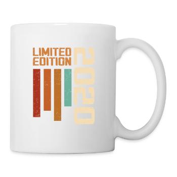Jahrgang 2020 Retro 2020 Geburtstagsgeschenk - Tasse - Weiß - Rechts