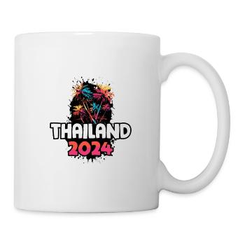 Thaïlande 2024 Vacances Voyage Coloré - Mug blanc - blanc - Droite