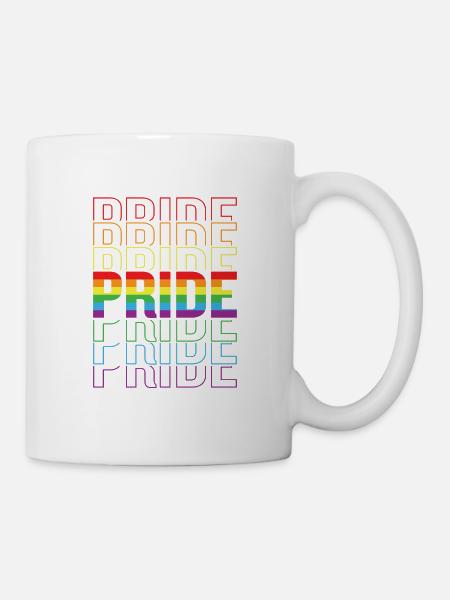 Be Pride - Tasse - Weiß