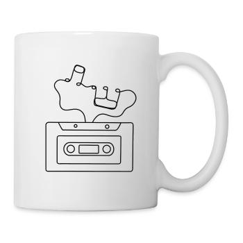 Audio Cassette with Notes - Mug - white - Right