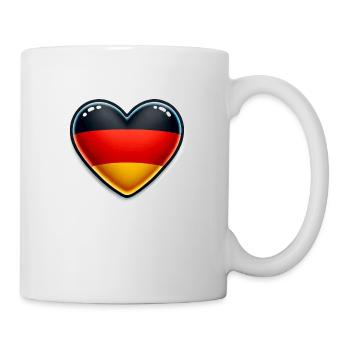 Love Germany - ideal for stickers - Mug - white - Right