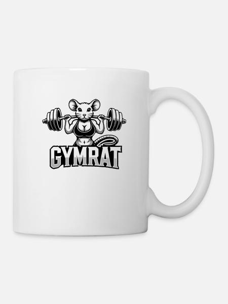 Weibliche GymRat Lifting - Tasse - Weiß