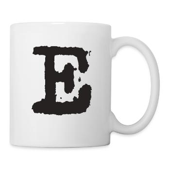 E - Tasse - Weiß - Rechts