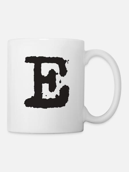 E - Tasse - Weiß