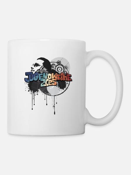 Jugendweihe 2025 Jugendweiheshirt - Tasse - Weiß